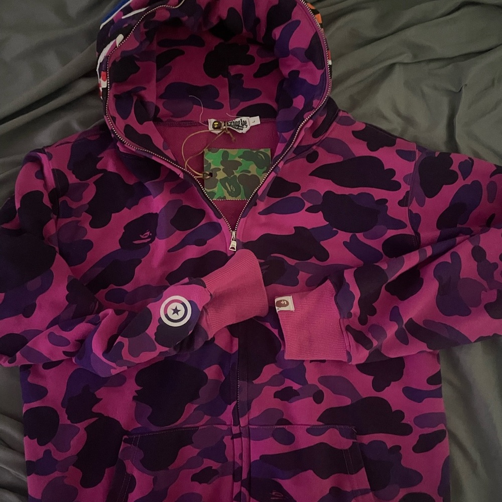 Bape Purple Camo Lightweight Jacket